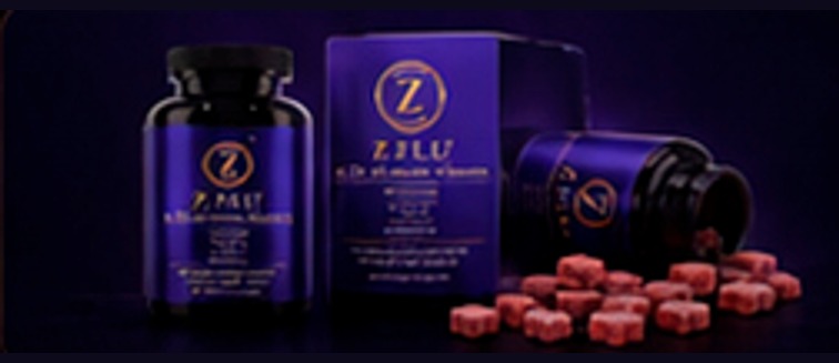 Z-Flu bottles with strawberry gummies