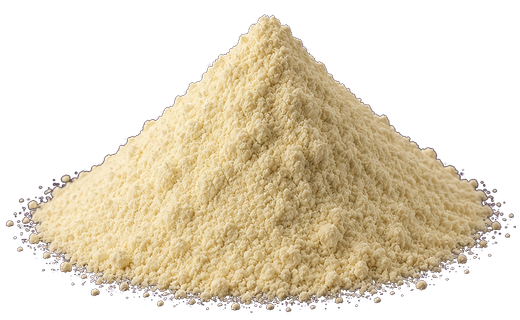 A mound of vitamin D3 powder