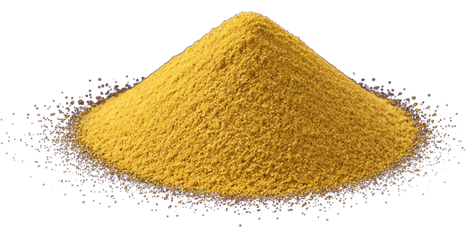 A mound of zinc powder