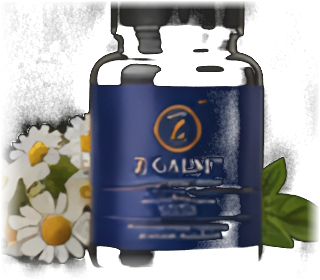 Z-Calm bottle with chamomile
