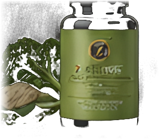 Z-Phyte bottle with greens